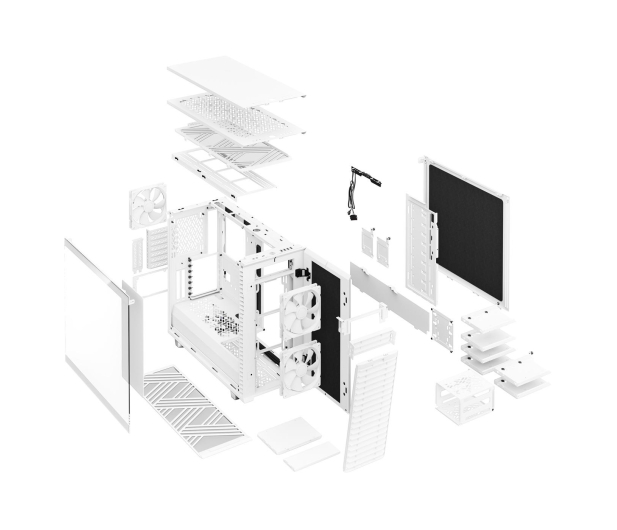 Fractal Design Define 7 White TG Clear Tint - 553885 - zdjęcie 12